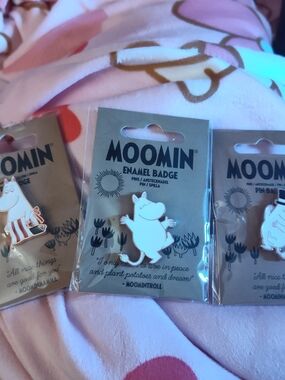 Moomin Enamel Badge Pins